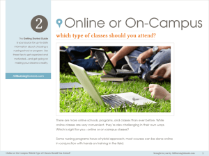 Online or On-Campus