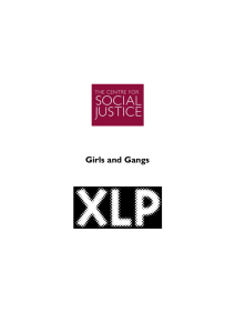 Girls and Gangs - Centre for Social Justice