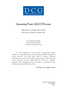 Assessing Your ALCO Process