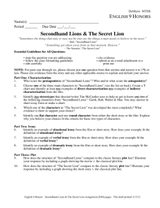 Secondhand Lions & The Secret Lion Assignment (E9H)