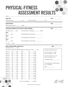 PhYsICAl-fItness Assessment resUlts