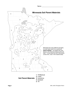 Minnesota Soil Parent Materials