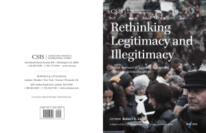 Rethinking Legitimacy and Illegitimacy