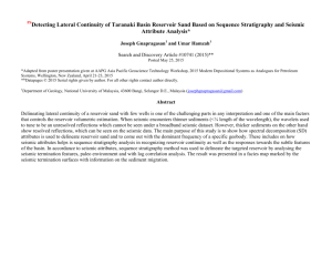Detecting Lateral Continuity of Taranaki Basin Reservoir Sand