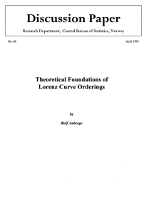 Theoretical Foundations of Lorenz Curve Orderings