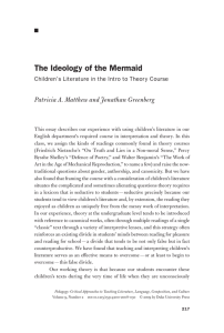 The Ideology of the Mermaid - Montclair State University