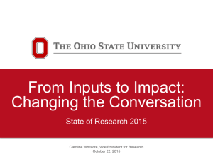 State of Research – 2015 FINAL