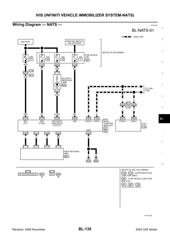 2005 Infiniti G35 Ignition Wiring Diagram Diagram Base Website