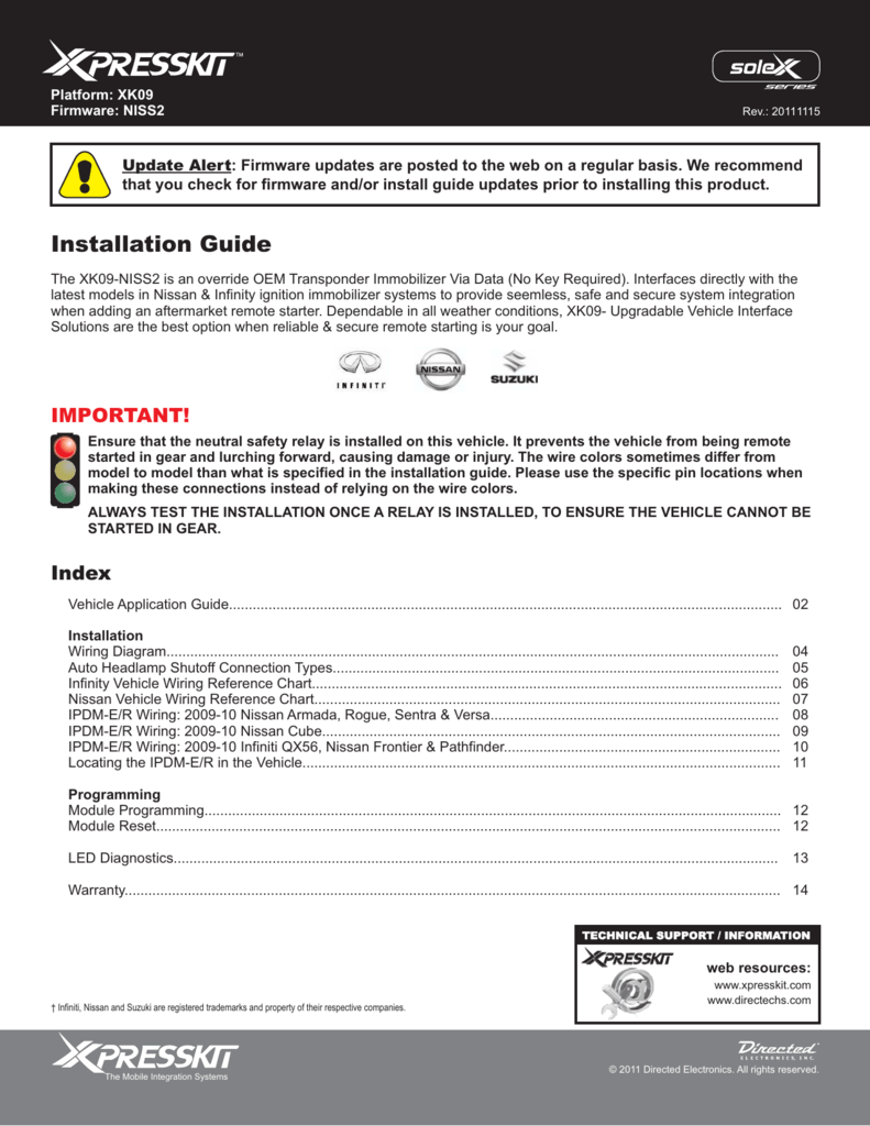 08 Nissan Frontier Fuse Diagram