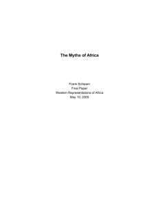 The Myths of Africa