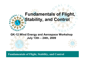 Fundamental of Flight, Stability, and Control