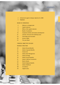 CONTENTS - Liberty Holdings