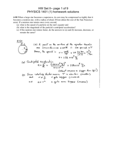 HW Set II– page 1 of 9 PHYSICS 1401 (1) homework solutions