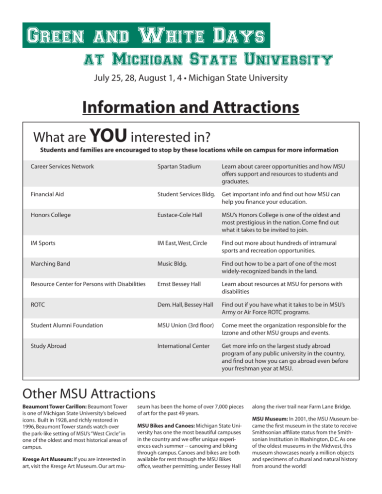 10+ Msu Green And White Days GirayInness