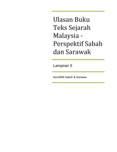 Ulasan Buku Teks Sejarah Malaysia