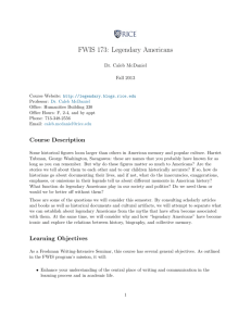 2013 - W. Caleb McDaniel