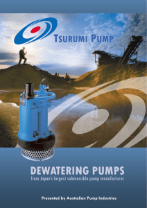 dewatering pumps