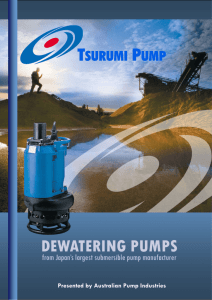 Tsurumi Dewatering Pumps