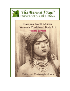 Harquus: North African Women's Traditional Body Art Volume 2: Paint