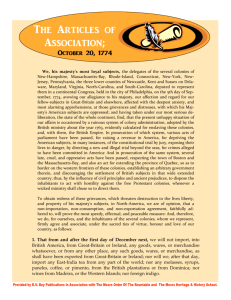 5. The Articles Of Association