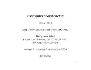 Compilerconstructie