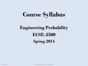 Course Syllabus