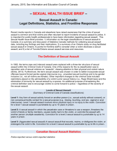 Sexual Assault in Canada