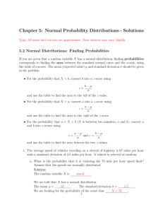 Chapter 5: Normal Probability Distributions - Solutions