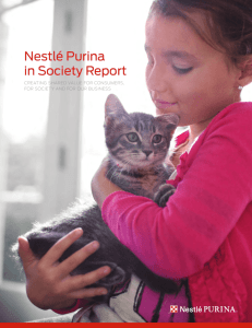 Nestlé Purina in Society Report
