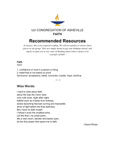 Recommended Resources - Unitarian Universalist Congregation of