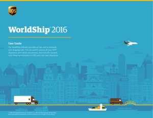 WorldShip® 2016