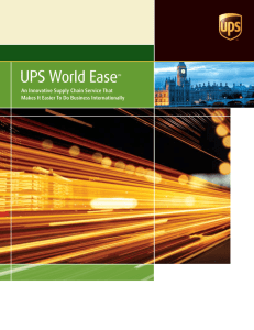UPS World Ease - PlugYourBrand.com