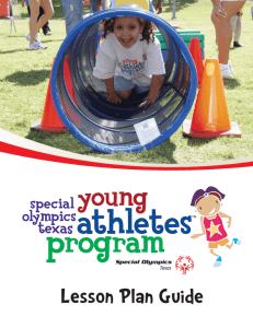 Lesson Plan - Special Olympics Texas