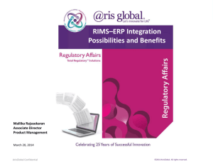 RIMS-ERP Integration