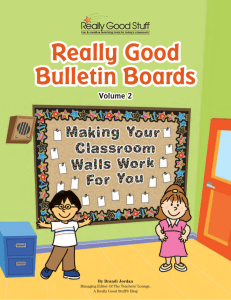 Really Good Bulletin Boards: Making Your