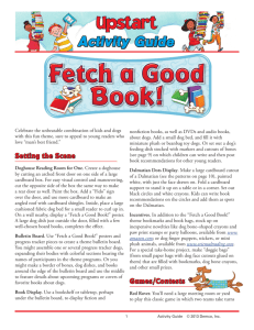 Fetch a Good Book Activity Guide