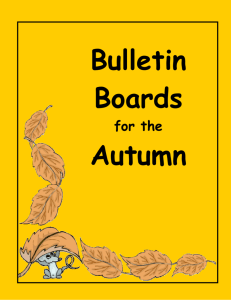Bulletin Boards for the Autumn.pub