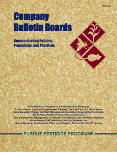 Company Bulletin Boards - Purdue Extension