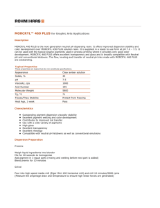 Morcryl 460 -- Technical Data Sheet