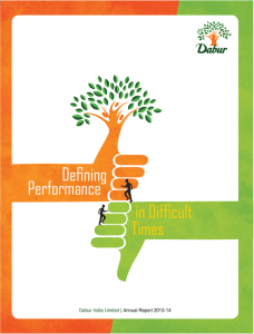 Dabur Insides_240614.indd - Sustainability Disclosure Database