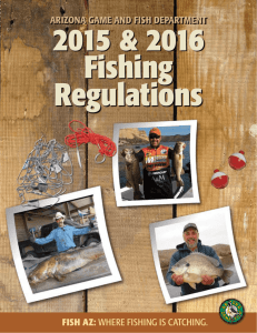 ArizonA GAme And Fish depArtment FISH AZ: Where fishing is
