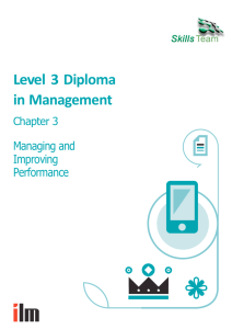 Level 3 Diploma in Management