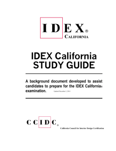 IDEX® California Study Guide