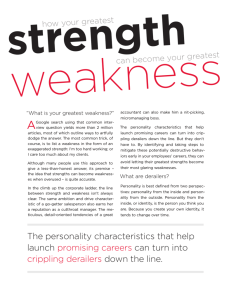 The personality characteristics that help launch promising careers