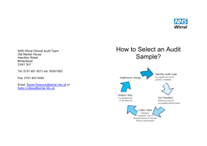 How to Select an Audit Sample?