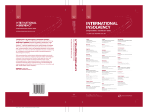 Thomson Reuters' International Insolvency 4th Edition 2015