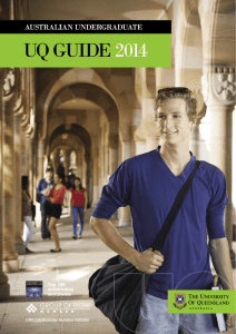 UQ GUide 2014 - University of Queensland