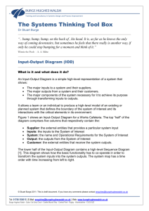 Input-Output Analysis