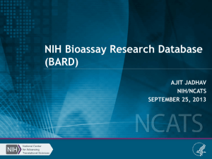 NIH Bioassay Research Database (BARD)
