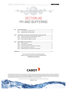 A6: pH and Buffering
